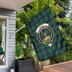 Keith Modern Tartan Crest Garden Flag