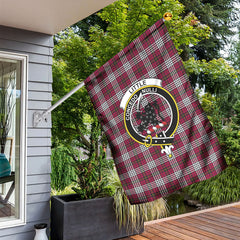 Little Tartan Crest Garden Flag