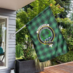 MacArthur Ancient Tartan Crest Garden Flag