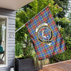 MacBeth Modern Tartan Crest Garden Flag