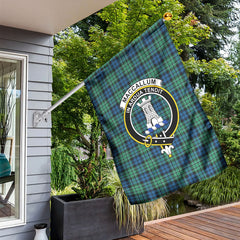 MacCallum Ancient Tartan Crest Garden Flag