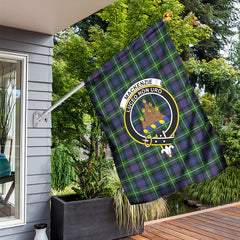 MacKenzie Modern Tartan Crest Garden Flag