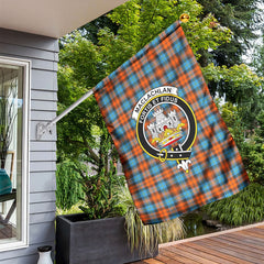 MacLachlan Ancient Tartan Crest Garden Flag