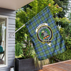 MacLaren Ancient Tartan Crest Garden Flag