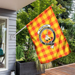MacMillan Clan Tartan Crest Garden Flag