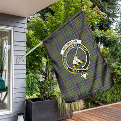 MacMillan Hunting Modern Tartan Crest Garden Flag