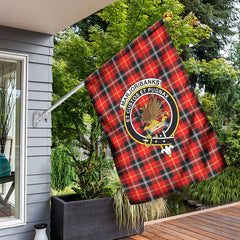 Marjoribanks Tartan Crest Garden Flag