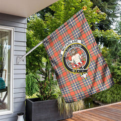 McFarlane Ancient Tartan Crest Garden Flag