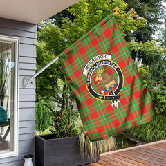McGregor Modern Tartan Crest Garden Flag
