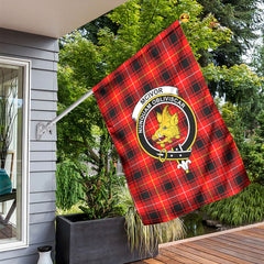 McIvor Tartan Crest Garden Flag
