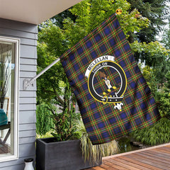 McLellan Modern Tartan Crest Garden Flag