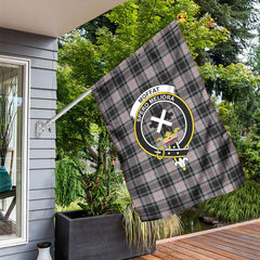 Moffat Modern Tartan Crest Garden Flag