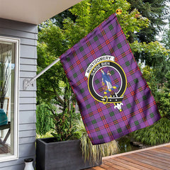 Montgomery Modern Tartan Crest Garden Flag