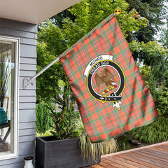 Munro Ancient Tartan Crest Garden Flag