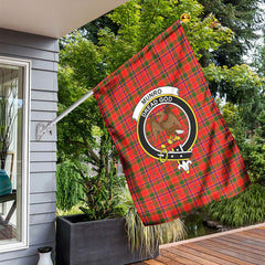 Munro Modern Tartan Crest Garden Flag