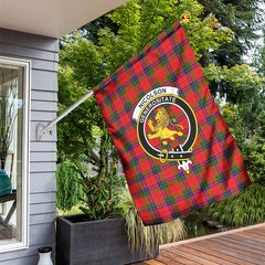 Nicolson Modern Tartan Crest Garden Flag