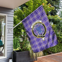 Ochterlony Tartan Crest Garden Flag