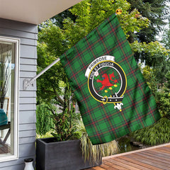 Primrose Tartan Crest Garden Flag