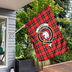 Ramsay Modern Tartan Crest Garden Flag