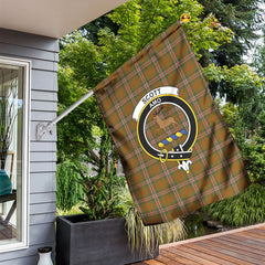 Scott Brown Modern Tartan Crest Garden Flag