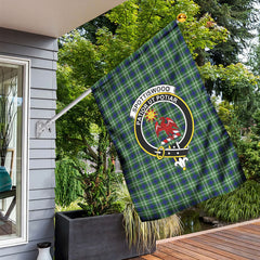 Spottiswood Tartan Crest Garden Flag