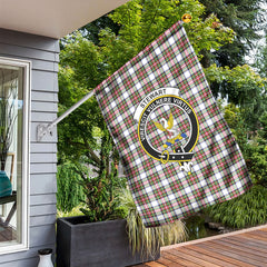 Stewart Dress Modern Tartan Crest Garden Flag
