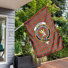 Stewart Royal Tartan Crest Garden Flag