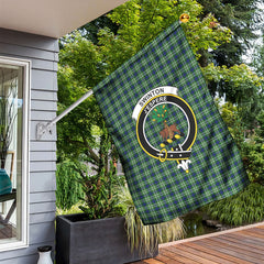 Swinton Tartan Crest Garden Flag