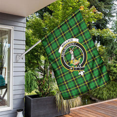 Wallace Hunting Modern Tartan Crest Garden Flag