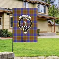 Balfour Modern Tartan Crest Garden Flag