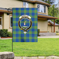 Barclay Hunting Ancient Tartan Crest Garden Flag