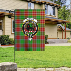 Baxter Modern Tartan Crest Garden Flag