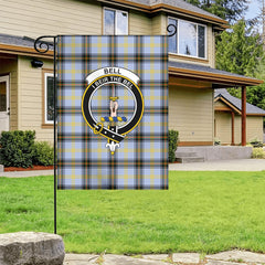 Bell of the Borders Tartan Crest Garden Flag