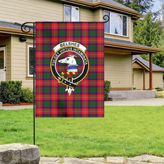 Belshes Tartan Crest Garden Flag