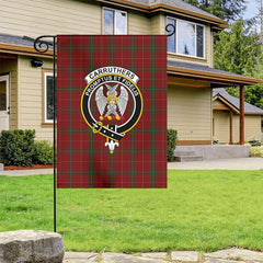 Carruthers Tartan Crest Garden Flag