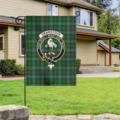 Cranstoun Tartan Crest Garden Flag