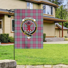 Crawford Ancient Tartan Crest Garden Flag