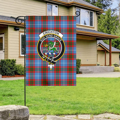 Crichton Tartan Crest Garden Flag