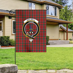 Dalzell Tartan Crest Garden Flag