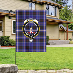 Dunlop Modern Tartan Crest Garden Flag