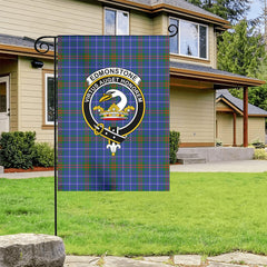 Edmonstone Tartan Crest Garden Flag