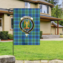Falconer Tartan Crest Garden Flag