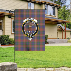 Fraser (of Lovat) Hunting Modern Tartan Crest Garden Flag