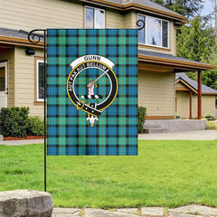 Gunn Ancient Tartan Crest Garden Flag
