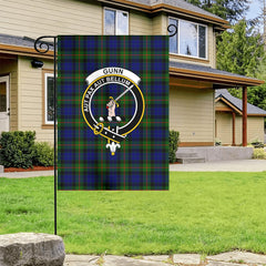 Gunn Modern Tartan Crest Garden Flag