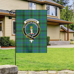 Henderson Ancient Tartan Crest Garden Flag
