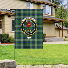 Learmonth Tartan Crest Garden Flag