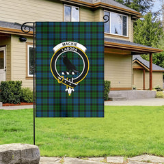 MacKie Tartan Crest Garden Flag