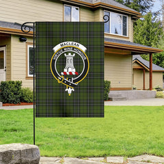MacLean Hunting Tartan Crest Garden Flag