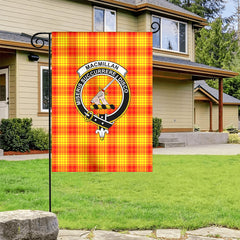 MacMillan Clan Tartan Crest Garden Flag